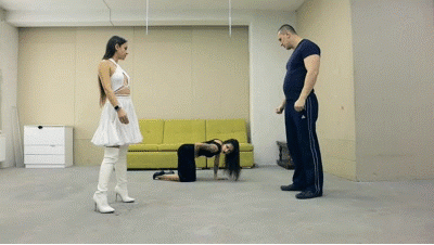 Evil Goddess Tiffany loses to the human Evil Goddess Tiffany loses to the human